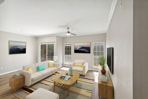 Living Room at Sedona Springs, Austin, 78749